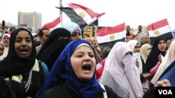 Demonstrasi anti-Mubarak terus berlanjut di seluruh Mesir termasuk di Alexandria, Sabtu 5 Februari 2011.