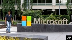 Trụ sở công ty Microsoft ở Redmond, Washington, ngày 3/7/2014.