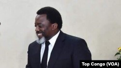 Le président Joseph Kabila, Kinshasa, RDC, le 27 octobre 2017 (VOA/Top Congo)