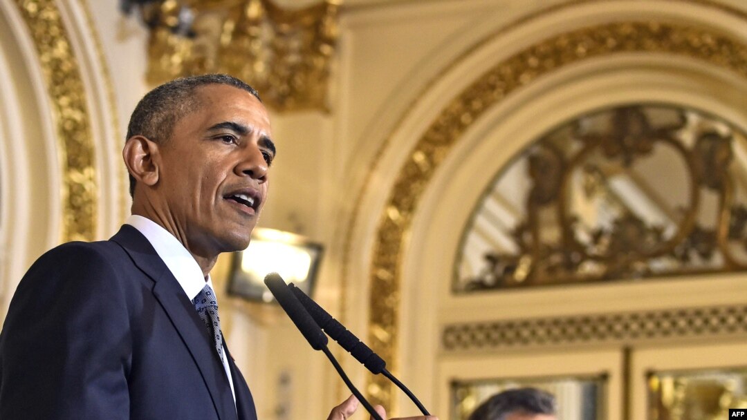 US President Barack Obama