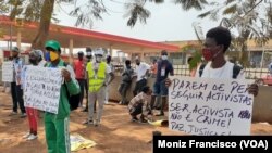 Manifestação no Uíge, Angola, 24 outubro 2020
