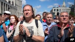 Акция в защиту прав журналистов в Москве (архивное фото)