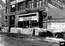 Just as San Francisco became a boomtown supplying prospectors heading into the California gold camps, stores like Cooper & Levy Pioneer Outfitters thrived during the Klondike frenzy a half century later.