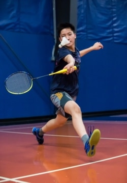 Menurut sang ibu, David mencoba beragam olah raga saat tumbuh besar – badminton pun menjadi favoritnya.