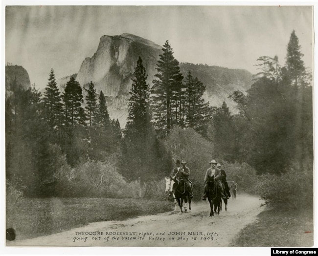 Theodore Roosevelt at Yosemite National Park, California