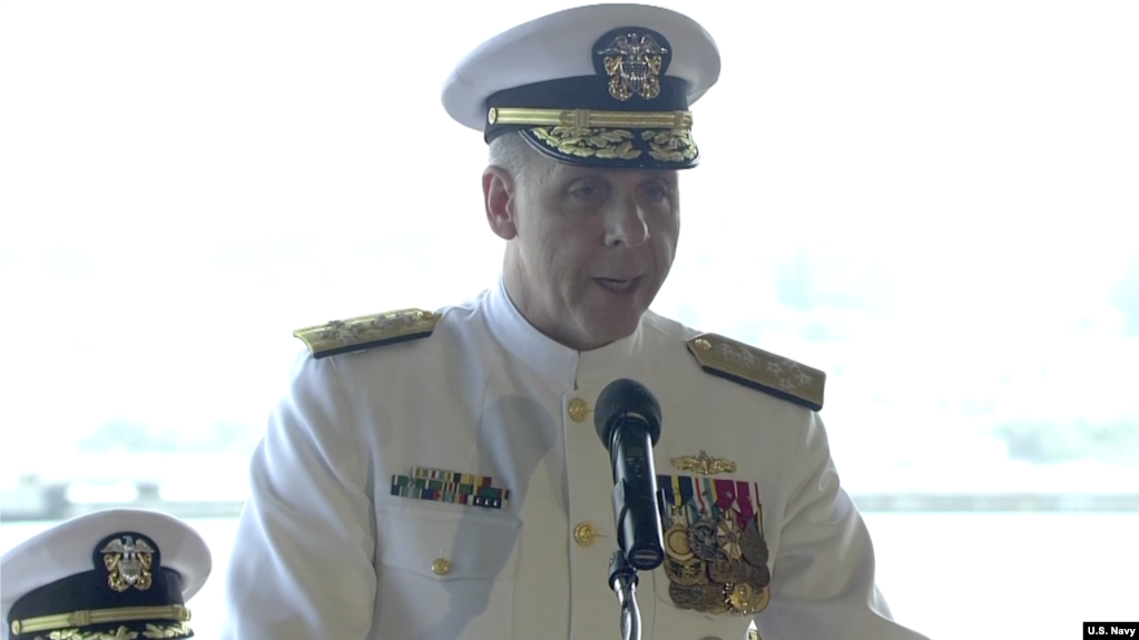 戴維森上將2018年5月30日接任太平洋司令部司令（美國海軍）