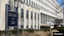 The State Department Building is pictured in Washington, Jan. 26, 2017.