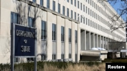 FILE - The State Department Building is pictured in Washington, Jan. 26, 2017.