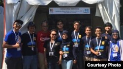 Tim Universitas Indonesia dalam Kompetisi RoboBoat Internasional 2016 di Virginia, AS. (Courtesy: Harry Mukti/UI)