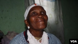Nozolile Zintoyinto has been a sangoma, or traditional healer, at Bulungula for six decades (VOA/Taylor) 