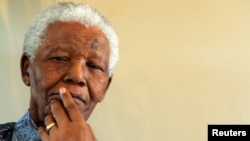 Former South African President Nelson Mandela (file photo)