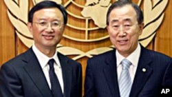 မြန်မာ့အရေး ကုလအတွင်းရေးမှူးချုပ် တရုတ် နိုင်ငံခြားရေး ဝန်ကြီးနဲ့ ဆွေးနွေး
