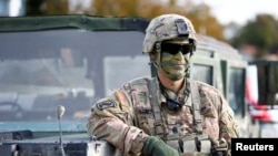 지난 2017년 10월 독일 호엔펠스에서 공개 훈련에 참가한 미군.