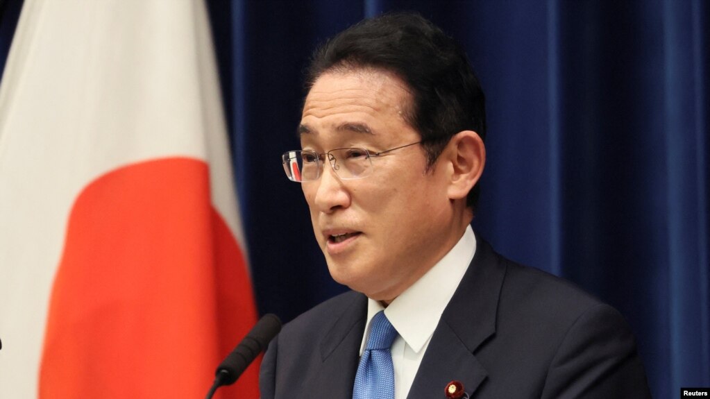 2022年6月15日，日本首相岸田文雄举行记者会。(photo:VOA)