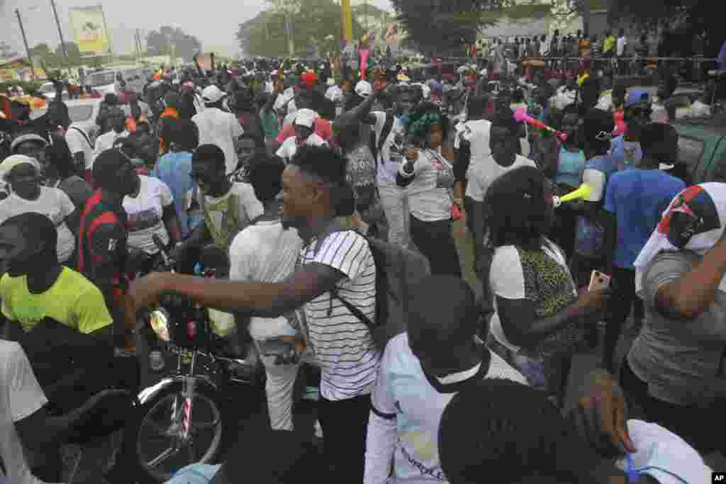 An gudanar da bikin rantsar da sabon shugaban kasar Liberia, George Weah, ranar 22 ga &nbsp;watan Janairu, 2018