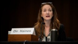 Giám đốc Tình báo Quốc gia Hoa Kỳ Avril Haines điều trần trước Ủy ban Quân vụ Thượng viện Hoa Kỳ về các mối đe dọa trên toàn thế giới, vào ngày 2/5/2024.
