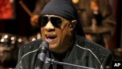 Stevie Wonder performs live at the "House Full of Toys 22nd Annual Benefit Concert" press conference, Nov. 27, 2018, in Los Angeles, California.