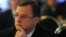 Czech Prime Minister and chairman of the Civic Democratic Party (ODS) Petr Necas (L) attends the party's congress in Brno November 4, 2012.