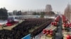 북한은 지난달 31일 조선노동당 중앙위원회 제8기 제6차전원회의에서 600㎜ 초대형방사포 증정식이 성대히 진행됐다며 사진을 공개했다..