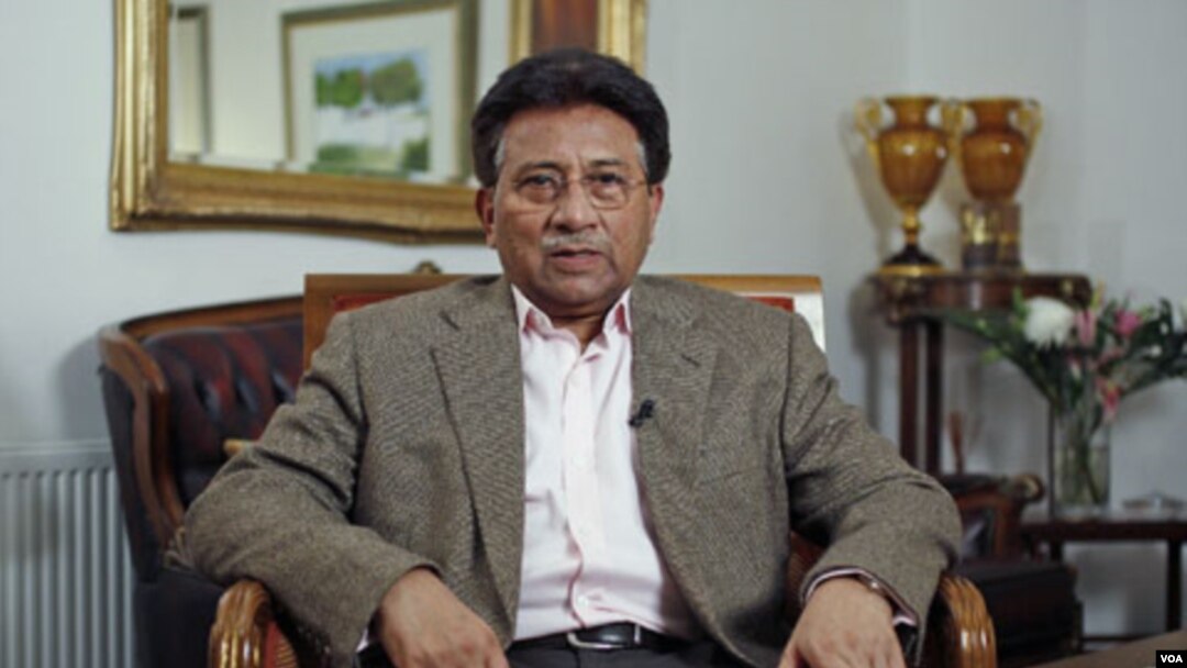 Mantan Presiden Pakistan Pervez Musharraf saat melakukan wawancara dengan kantor berita Reuters di London, 16 Januari lalu.