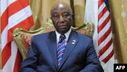 Le vice-président libérien Joseph Nyumah Boakai à Monrovia, le 20 mars 2017.