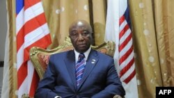 Le vice-président libérien Joseph Nyumah Boakai à Monrovia, le 20 mars 2017.