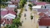 Sejumla rumah warga di Kabupaten Parigi Moutong yang terendam banjir, Selasa, 3 September 2024. (Foto: BPBD Kabupaten Parigi Moutong)