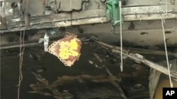 ໄຟ​ໄໝ້ ​ຢູ່ໂຮງ​ແຮມ​ Home Inns ໃນ​ແຂວງ Jilin ​ທາງ​ພາກ​ຕາ​ເວັນ​ອອກສຽງ​ເໜືອ​ຂອງ​ປະ​ເທດຈີນ, ວັນທີ 1 ພຶດສະພາ 2011