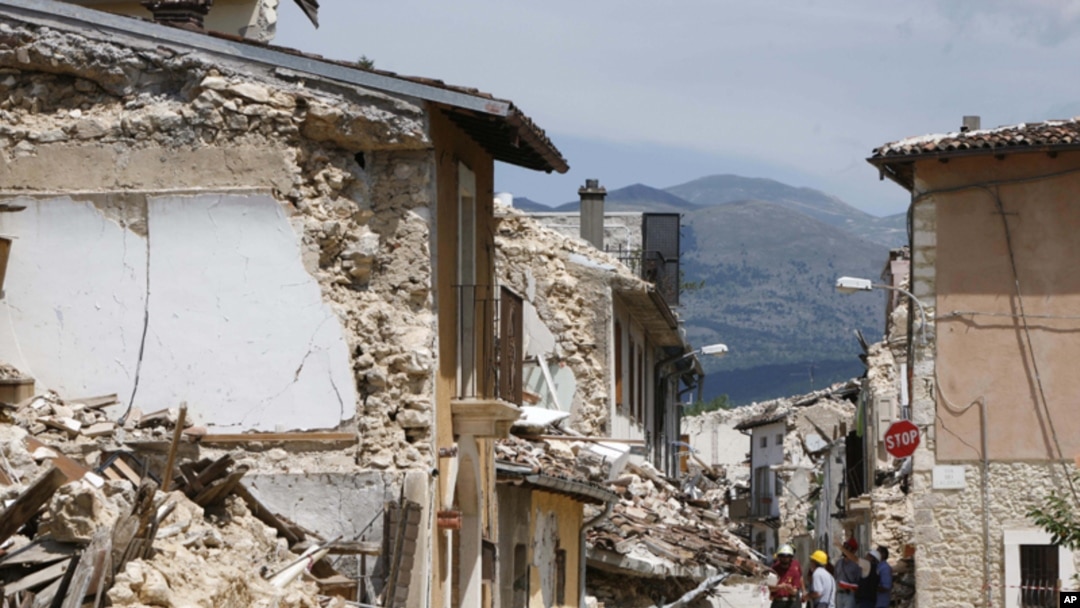 Gempa bumi di kota L´Aquila, Italia menewaskan sedikitnya 308 orang tahun 2009 (foto: dok).