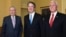 FILE - Senate Majority Leader Mitch McConnell of Kentucky, from left, poses for a photo with Supreme Court nominee Brett Kavanaugh and Vice President Mike Pence as they visit Capitol Hill in Washington, July 10, 2018.