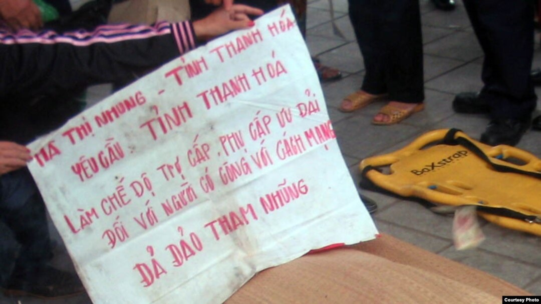 Thi thể của cụ Hà Thị Nhung 76 tuổi, quê ở Thanh Hóa.