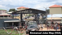 A la frontière Cameroun-Guinée équatoriale dans la localité de Kyé-Ossi, le 6 avril 2019.