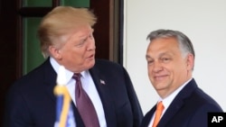 Susret Trumpa i Orbana u Washingtonu 2019 .godine