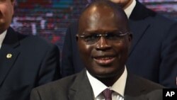 Le maire de Dakar Khalifa Sall à Paris, France, 4 décembre 2015.