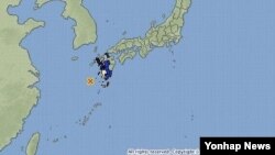 강진이 발생한 일본 규수 남부 해안