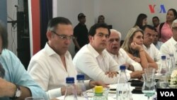 Legisladores de América Latina están reunidos en Cúcuta, Colombia, el viernes, 1 de junio, de 2018, para discutir sobre la crisis en Venezuela.