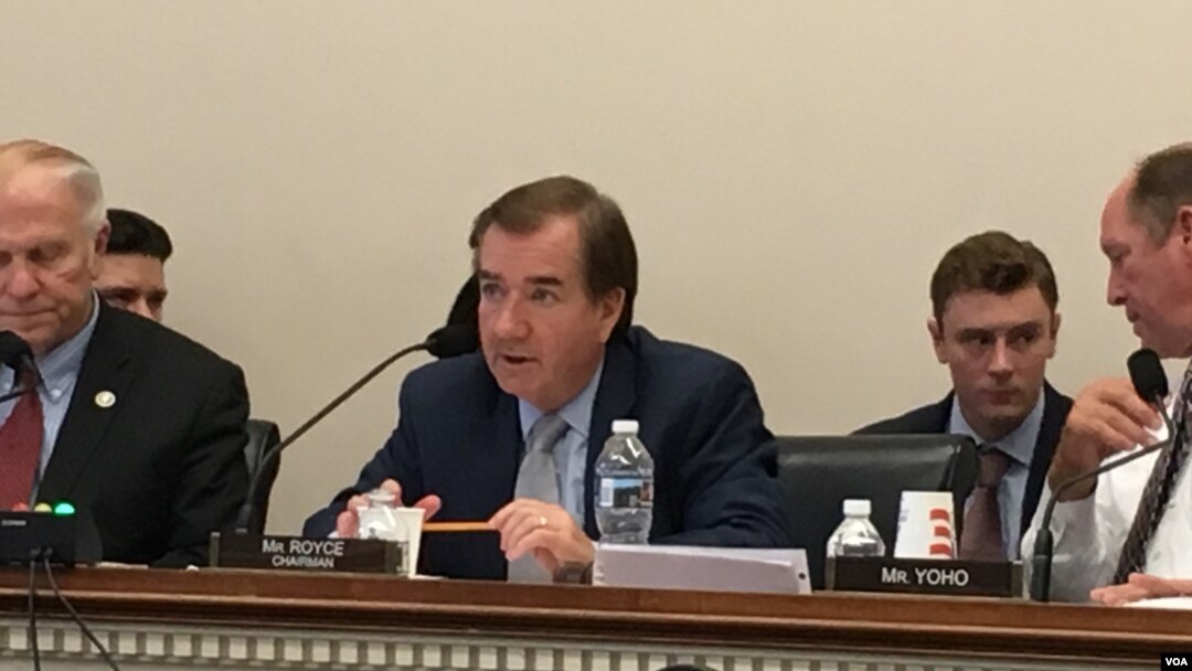 Chủ tịch Ủy ban Đối ngoại Hạ viện Hoa Kỳ Ed Royce (ảnh tư liệu, 6/2017)