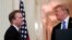 El presidente Donald Trump le da la mano al juez Brett Kavanaugh, su candidato a la Corte Suprema, en el Salón Este de la Casa Blanca, el 9 de julio de 2018, en Washington.