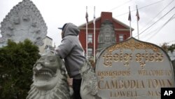 In this Sept. 26, 2019 photo, a man of Cambodian descent, who has lived in the United States since childhood and is now facing possible deportation, poses in Lowell, Mass. 