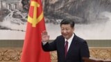 Chinese President, and General Secretary of the Communist Party Xi Jinping waves 