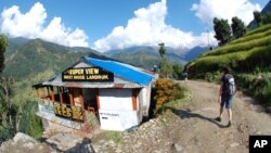 Le Mont Annapurna au Népal.