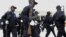 Policiers angolais à l'Académie de police de Benguela le 19 avril 2017. 