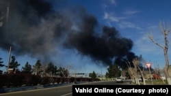 تصویری از یک انفجار در تبریز (۱۷ فروردین ۱۴۰۵)