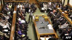 FILE - Zimbabwean parliament in Harare, March 4, 2009.