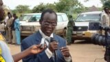 FILE - South Sudanese Vice President James Wani Igga speaks to reporters.