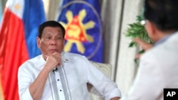 Philippine သမ္မတ Duterte (စက်တင်ဘာ၊ ၁၁၊ ၂၀၁၈)