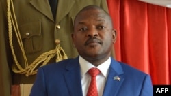 Pierre Nkurunziza au palais présidentiel à Bujumbura, le 29 juin 2017.