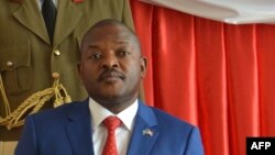 Le président Pierre Nkurunziza au palais présidentiel à Bujumbura, le 29 juin 2017.