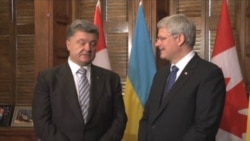 Poroshenko llega a Canadá