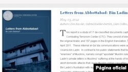 La carta más antigua de todos los documentos desclasificados corresponde a septiembre de 2006 y la más reciente es de abril de 2011. (USMA)